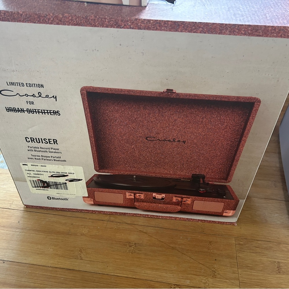 Crosley Cruiser Portable Bluetooth Record Player - Red